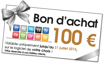 Bon d'achat de 100€ réservé uniquement à nos fidèles clients