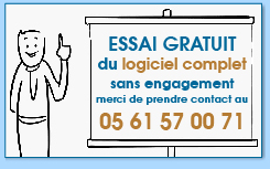 ESSAI GRATUIT du logiciel complet : 05 61 57 00 71