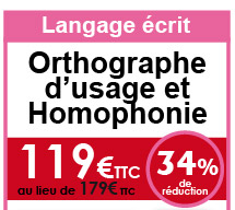 Orthographe et Homophonie